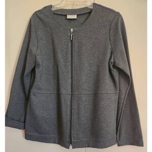 J35  I CanToo dressy causal zip up jacket